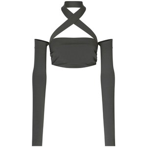 돌체앤가바나 킴 돌체앤가바나 홀터넥 크롭 탑