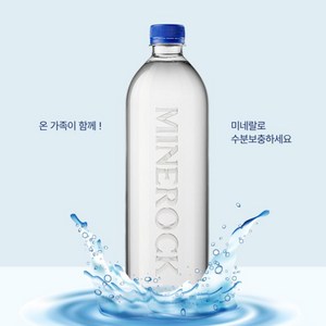 MINEROCK 무라벨 생수 미네락 워터300 1000ml x 10병, 10개