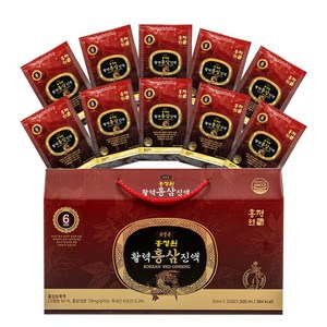 남도보물 6년근 홍삼진액 50ml 30포 선물박스포장, 2박스, 30회분