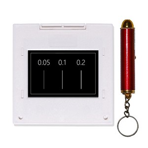 단일 슬릿 격자 빛 간섭 회절 물리적 광학 교육 장비 초정밀 부품, [02] With Lase, [01] 50x50mm, [01] 2MM, 1개