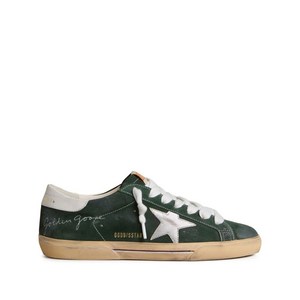 골든 구스 슈퍼스타 레더 스니커즈, Italy 44(KR 290), 그린계열+화이트계열