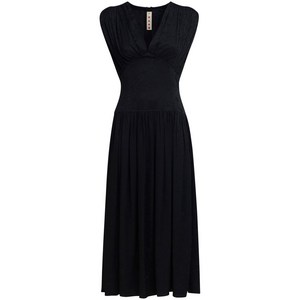 마르니 V넥 미니 드레스, 블랙계열, Italy 38(KR 44-55)