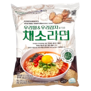 군산원예농협 우리밀&우리감자로 만든 채소라면 (5봉지), 1박스