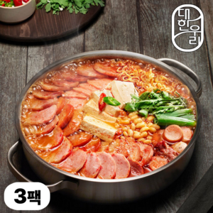 대한우리 NEW 의정부식 신사 부대찌개, 3개, 1.4kg