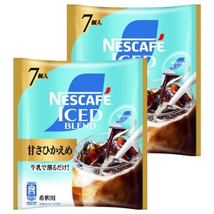 네스카페 아이스 블렌드 포션 단맛을 줄인 타입