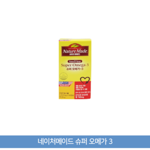 네이처메이드 슈퍼 오메가 3 (냄새걱정 없는 장용성 EPA 및 DHA 740mg), 60정, 1개, 60정