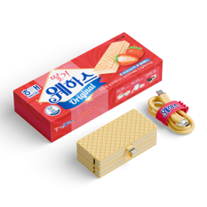 웨하스 도킹형 보조배터리 5000mAh