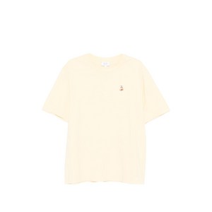메종키츠네 자수 티셔츠, 옐로우계열, Standard XL(KR 110)