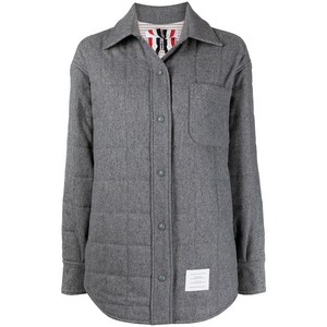 톰 브라운 오버사이즈 패딩 셔츠 재킷, 그레이계열, Italy 42(KR 66)