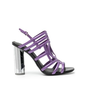 페라가모 미러 힐 샌들 105mm, US 7(KR 245C (Slim)), 바이올렛/보라계열