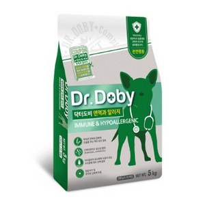 닥터도비 전연령 면역과 알러지 건식사료, 알러지예방, 5kg, 1개