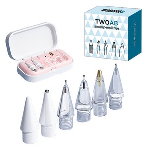 투에이비 애플 펜슬 호환 교체용 펜촉 SET