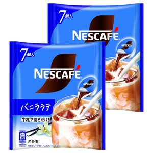 네스카페 바닐라 라테 포션, 11g, 7개입, 2개