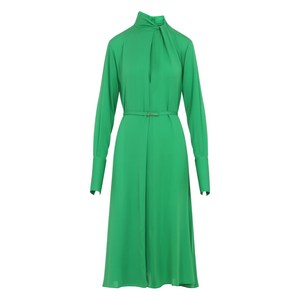 톰포드 타이 넥 벨트 미디 드레스, 그린계열, Italy 38