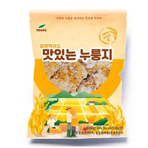 국산 누룽지 쌀99% 기름없이 구운 전통누룽지, 600g, 1개