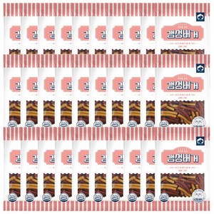 펫더맨 치즈버거 강아지 간식, 소고기, 100g, 30개