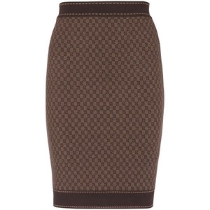 발망 모노그램 자카드 스커트, 브라운계열, France 36(KR 55)