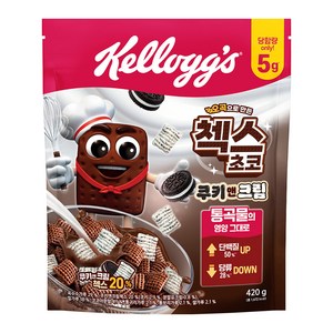 첵스초코 쿠키앤크림 시리얼, 420g, 3개