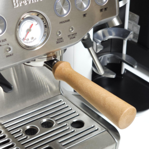 빈플랜트 브레빌 바텀리스 포터필터 870 878 876 880 밤비노 54mm 호환 + 바스켓, 1세트, 너도밤나무(바스켓 포함)