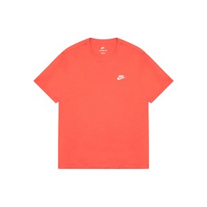 나이키 스포츠웨어 클럽 로고 티셔츠, 오렌지계열, Standard L(KR 105)