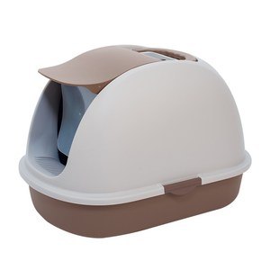 아이원펫 초대형 배변통 고양이 화장실 특대형, 초대형_브라운