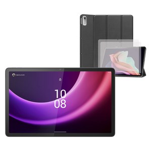 레노버 K11 Gen 2(글로벌 모델 P11)태블릿 11.5형 6G 옥타코어 한국어 지원 가능+ LEPOID 슬림 보호케이스 + 강화 유리 화면 보호기 x 2 청소 스티커 포함