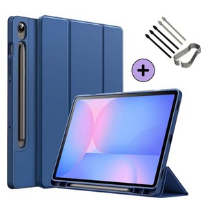 갤럭시탭 S10 FE / S10 FE 플러스 호환 S펜슬 수납 케이스 북커버 아이친구