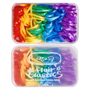 심플리앤 고탄력 간편보관 머리고무줄 300p