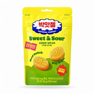 박카스 젤리 신맛, 50g, 24개