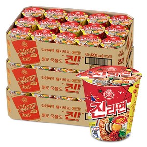 오뚜기 진라면 매운맛 컵 65g, 45개