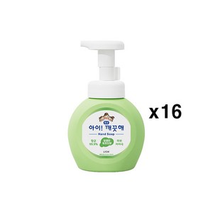 아이깨끗해 향균 거품 핸드솝 청포도, 250ml, 16개