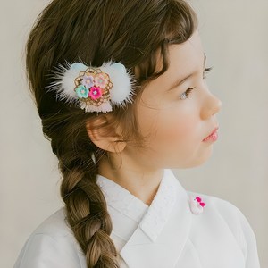 채니봉봉 소담 한복 집게핀