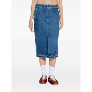 메종 마르지엘라 웰트 포켓 데님 스커트, 블루계열, Italy 40(KR 55)