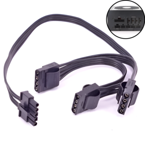 가치온 쿨러 마스터 G750M G650M G550M 모듈러용 5핀 1-3포트 4핀 몰렉스 IDE 5P PSU 전원 공급 장치 케이블 호환