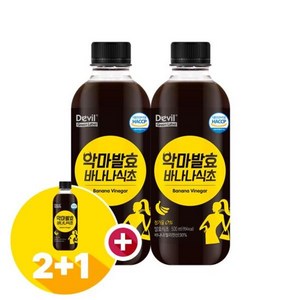 [2+1] 악마발효 바나나 식초, 500ml, 3개
