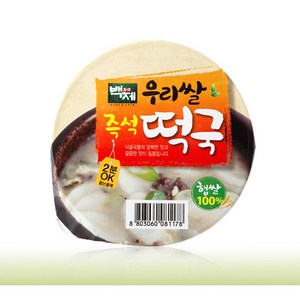 백제 우리 햅쌀 즉석 떡국, 163g, 6개