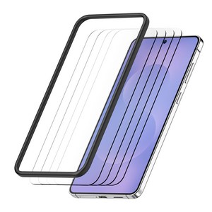 케이맥스 0.2mm 지문인식 고투명 휴대폰 강화유리 액정보호필름 4p, 1개