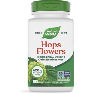 네이쳐스웨이 홉스 플라워 310mg 베지테리안 캡슐, 100정, 1개
