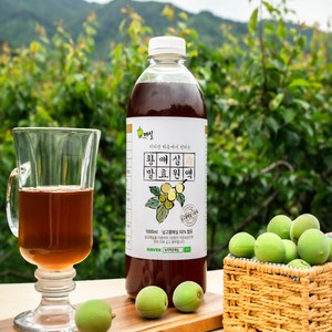 녹차먹은매실 3년 숙성 매실청 매실액기스 1000ml 1병