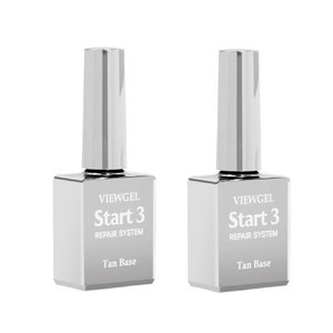 뷰젤 리페어 스타트3 탄 베이스 젤, 10ml, 2개