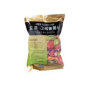 도프 입상 붕사비료 1kg 붕소결핍 붕사비료, 1개