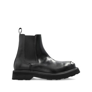 겐조 로고 장식 레더 부츠, France 42(KR 265), 블랙계열