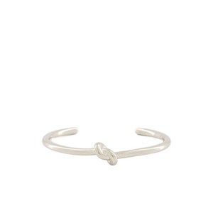 셀린느 매듭 커프 브레이슬릿, M, 실버계열