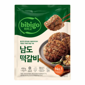 비비고 남도 떡갈비, 450g, 3개