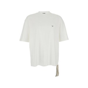 엠포리오아르마니 로고 프린트 티셔츠, 화이트계열, Standard M(KR 100)