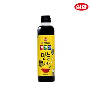 삼화식품 척척척 만능 양조 간장 500ml 저염, 1개