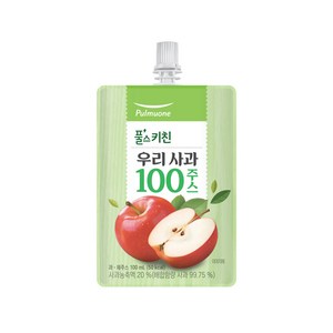 풀무원 풀스키친 우리사과100주스, 40개, 100ml