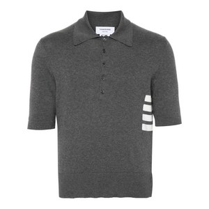 톰 브라운 4바 폴로 스웨터, 그레이계열, Numeric 3(KR 105)