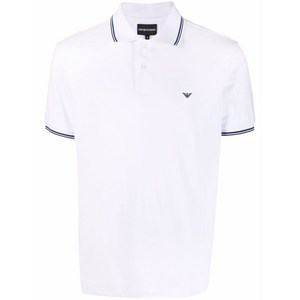 엠포리오아르마니 로고 프린트 폴로 셔츠