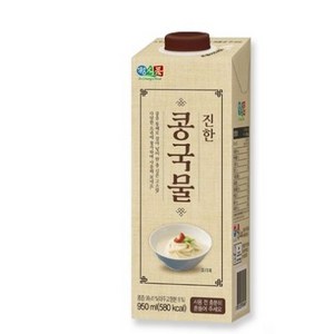 베지밀 정식품 진한 콩국물 950ml, 4개